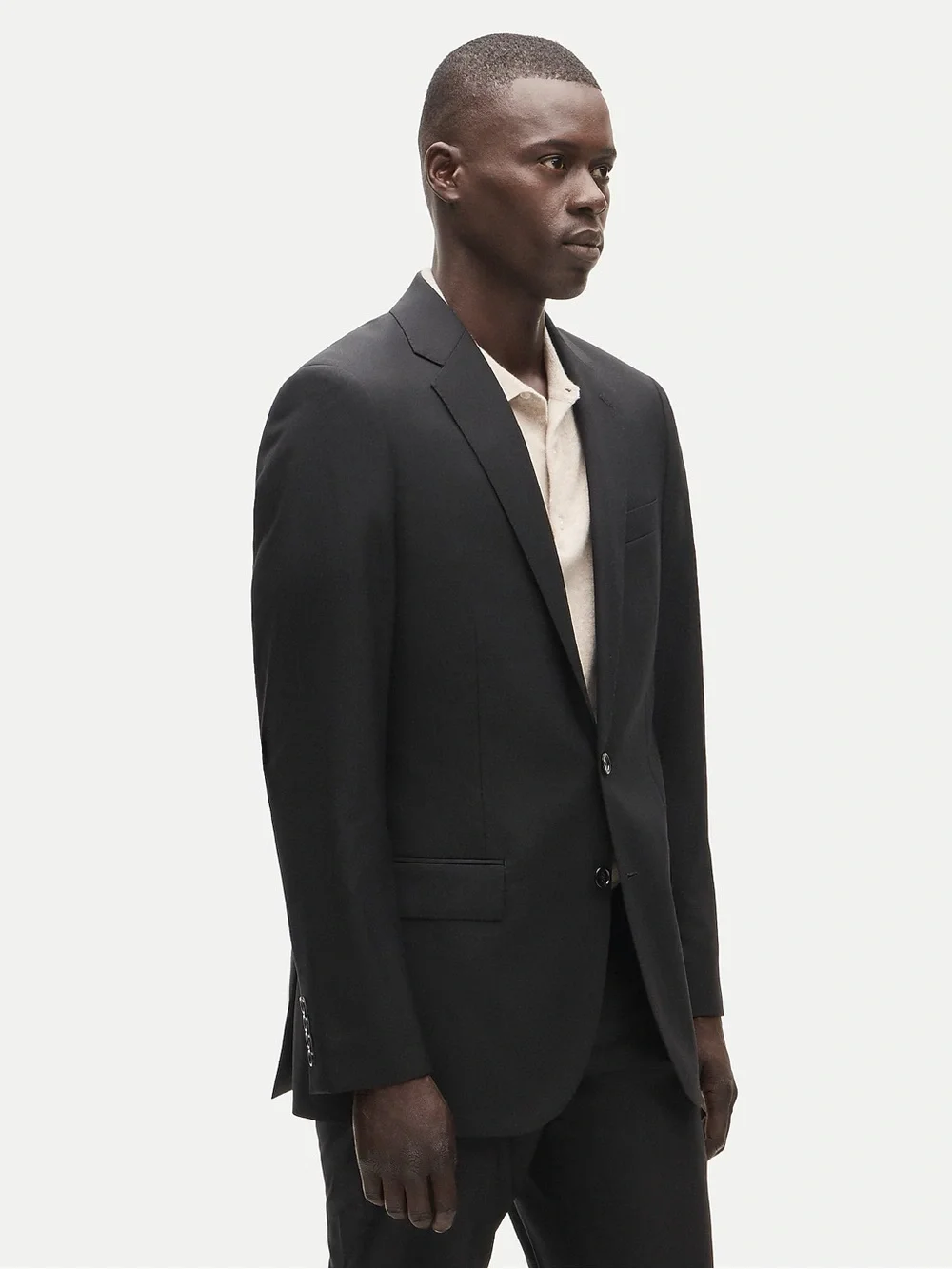 J. CREW Ludlow Slim-fit suit jacket in Italian wool Black NWT 38 R $550 28130